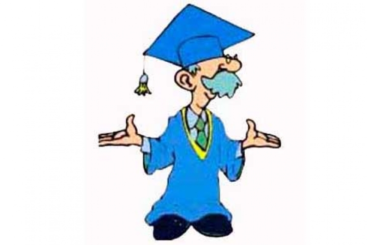 Teaching Tools cartoon professor